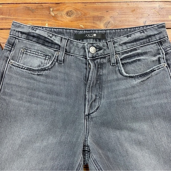 NWT Joe’s The Smith high risestraight ankle jeans grey faded black button fly 26 - Picture 8 of 16